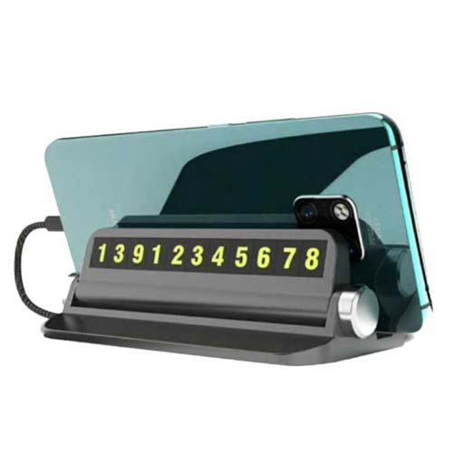 Bảng số điện thoại để taplo kèm giá đỡ 6 dãy số phản quang loại đẹp