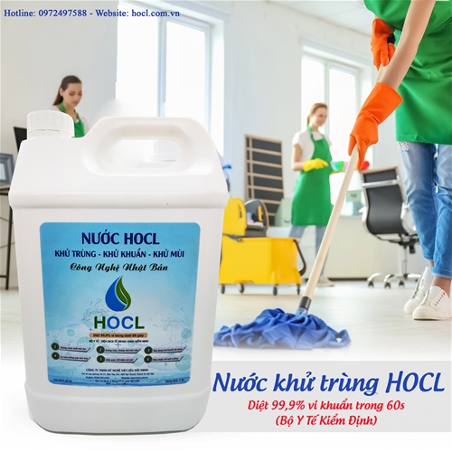 Nước khử trùng khử khuẩn HOCL can 5 lít