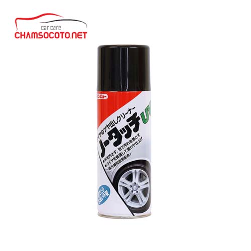 Bình xịt bọt phục hồi ngăn tia uv cho taplo, nhựa đen sần, cao su 420ml