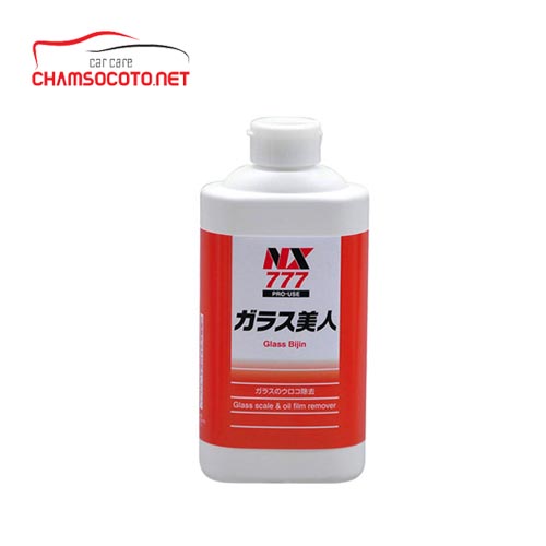 Tẩy ố, cặn vôi, màng dầu trên kính Ichinen Glass Bijin NX777