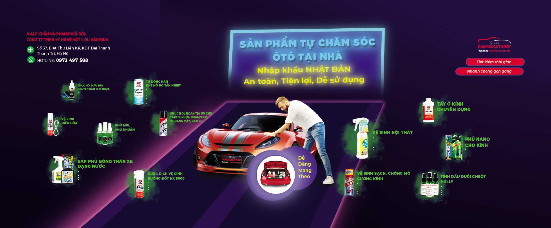 Chăm sóc gương kính