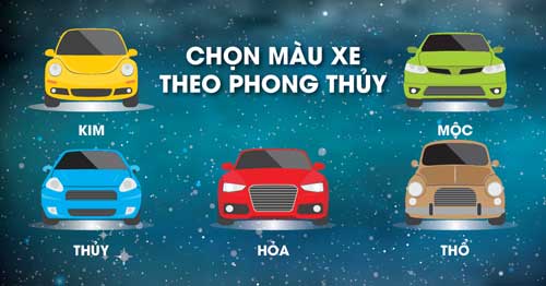 Cách chọn màu xe hợp tuổi theo phong thủy