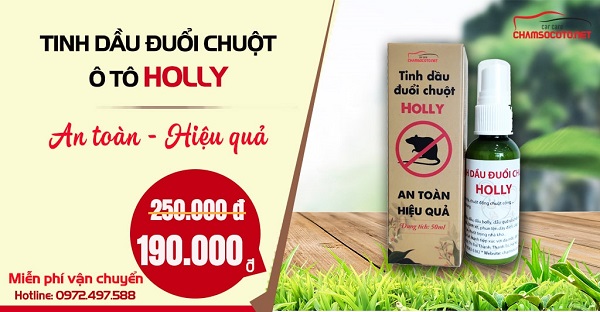 Thuốc đuổi chuột cho xe ô tô Holly